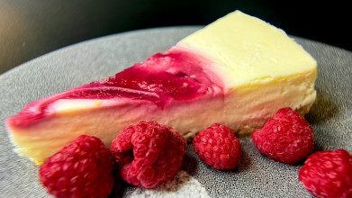 Чизкейк малиновый