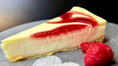 Чизкейк клубничный